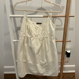 Brandy Melville Cream Floral dress